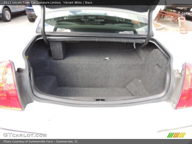 Vibrant White / Black 2011 Lincoln Town Car Signature Limited