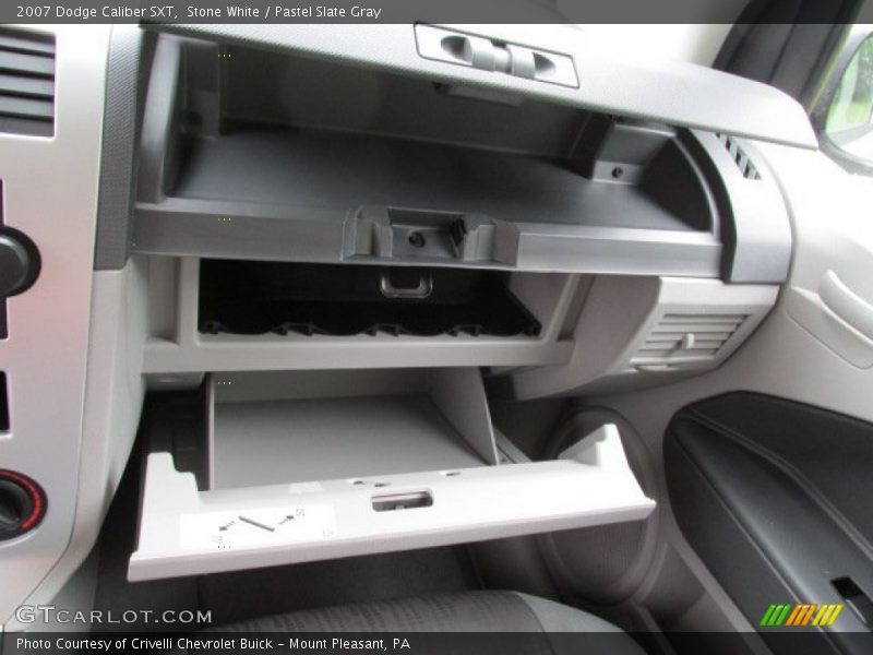 Stone White / Pastel Slate Gray 2007 Dodge Caliber SXT