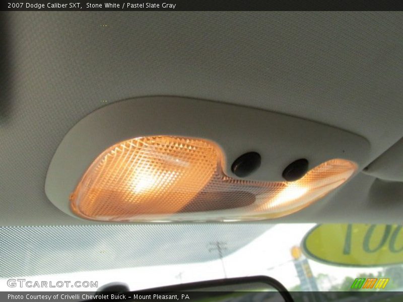 Stone White / Pastel Slate Gray 2007 Dodge Caliber SXT