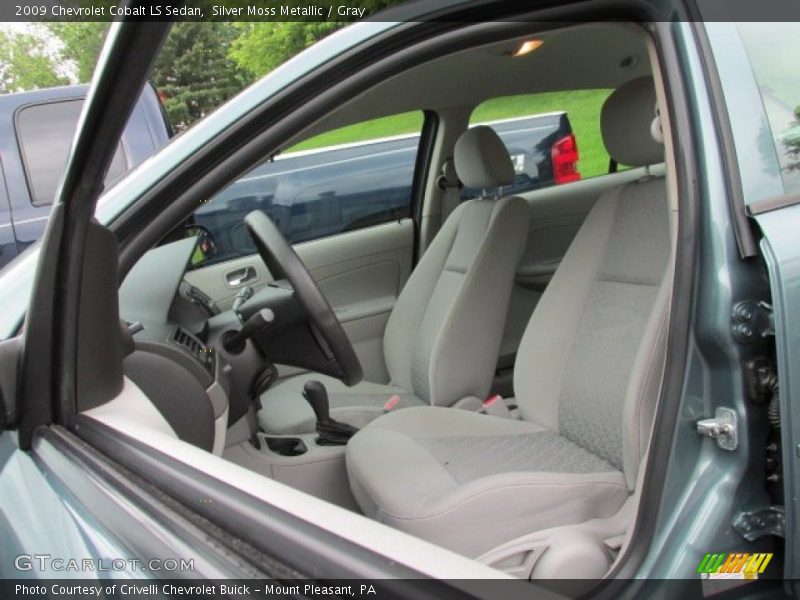 Silver Moss Metallic / Gray 2009 Chevrolet Cobalt LS Sedan