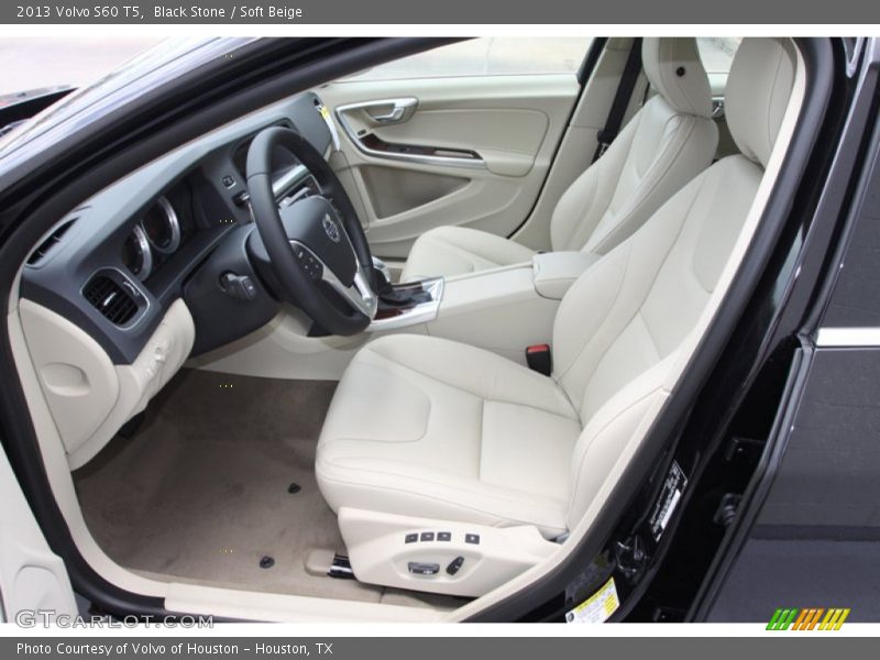Black Stone / Soft Beige 2013 Volvo S60 T5