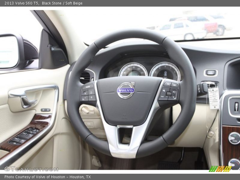 Black Stone / Soft Beige 2013 Volvo S60 T5