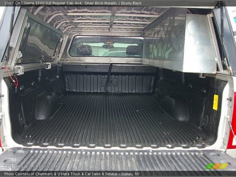Silver Birch Metallic / Ebony Black 2007 GMC Sierra 1500 SLE Regular Cab 4x4