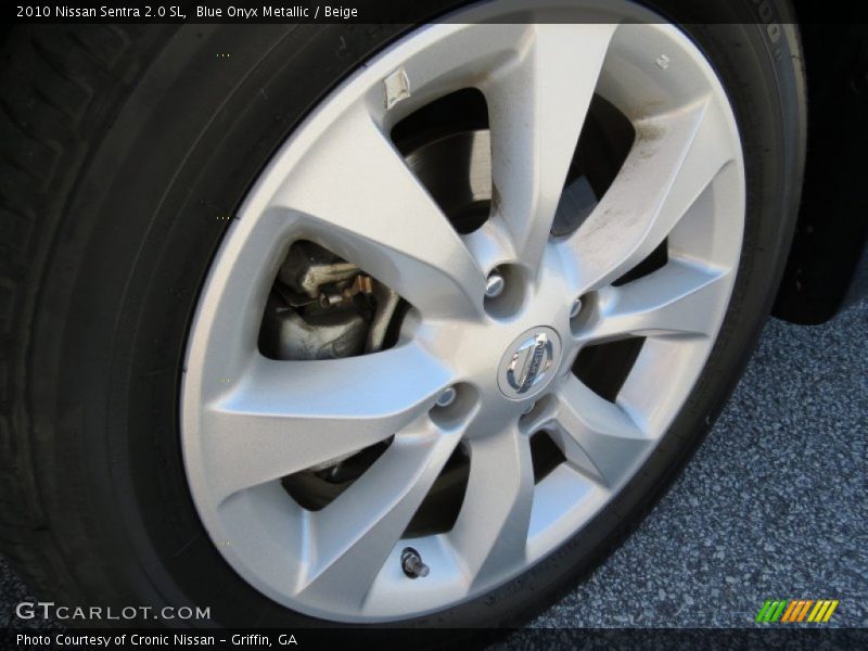 Blue Onyx Metallic / Beige 2010 Nissan Sentra 2.0 SL