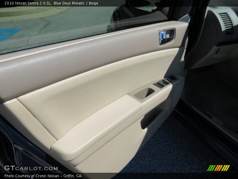 Blue Onyx Metallic / Beige 2010 Nissan Sentra 2.0 SL
