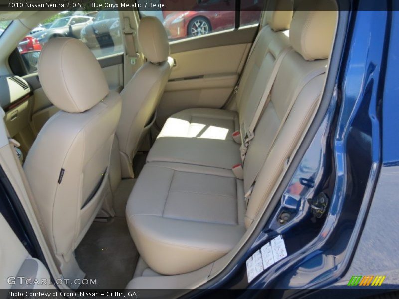 Blue Onyx Metallic / Beige 2010 Nissan Sentra 2.0 SL
