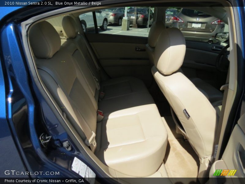 Blue Onyx Metallic / Beige 2010 Nissan Sentra 2.0 SL