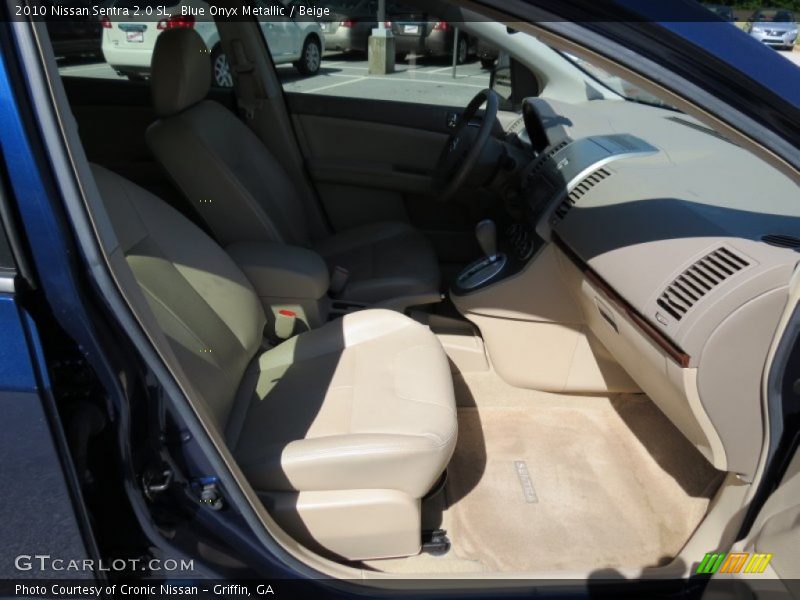Blue Onyx Metallic / Beige 2010 Nissan Sentra 2.0 SL