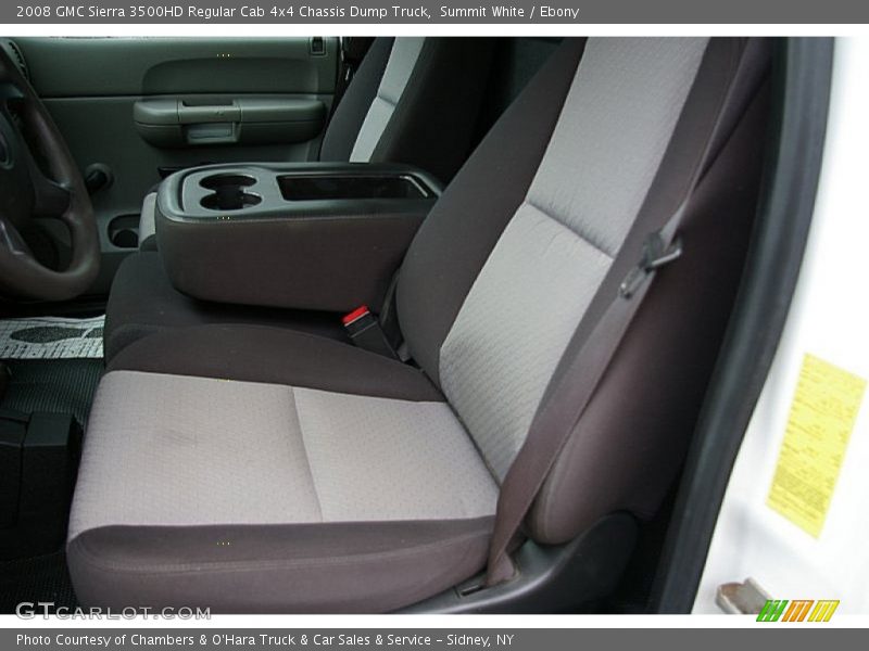 Summit White / Ebony 2008 GMC Sierra 3500HD Regular Cab 4x4 Chassis Dump Truck