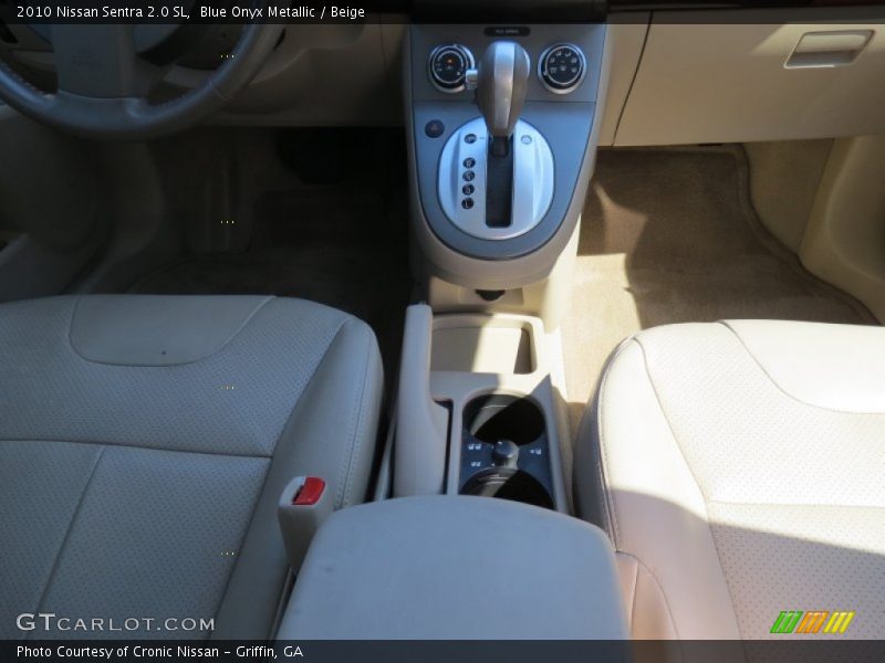 Blue Onyx Metallic / Beige 2010 Nissan Sentra 2.0 SL