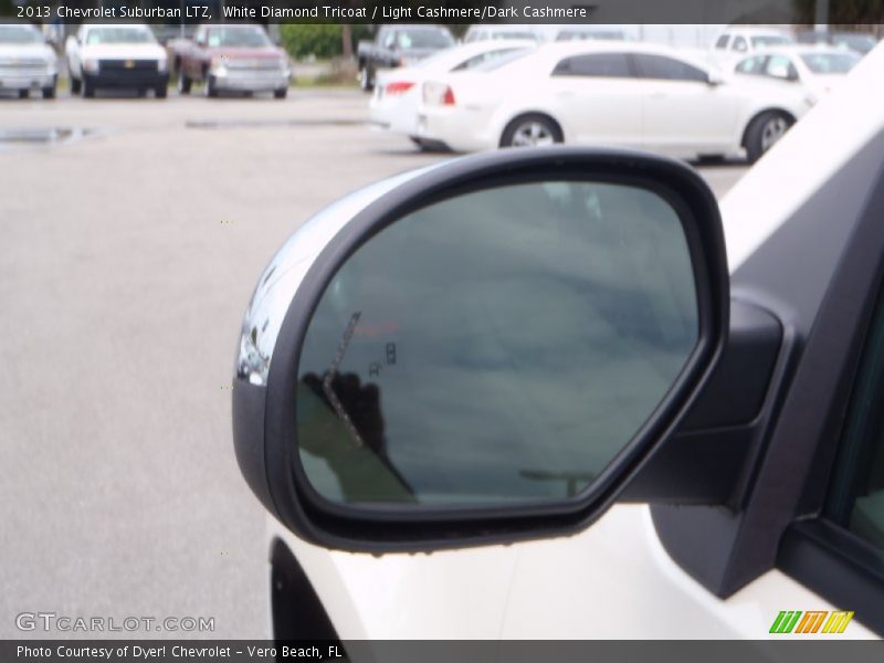 White Diamond Tricoat / Light Cashmere/Dark Cashmere 2013 Chevrolet Suburban LTZ