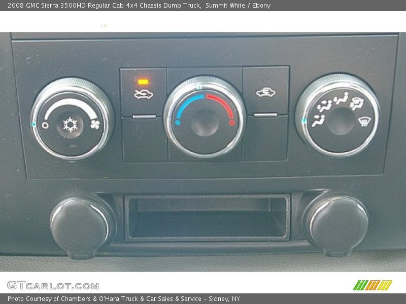 Summit White / Ebony 2008 GMC Sierra 3500HD Regular Cab 4x4 Chassis Dump Truck