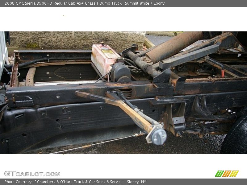 Summit White / Ebony 2008 GMC Sierra 3500HD Regular Cab 4x4 Chassis Dump Truck