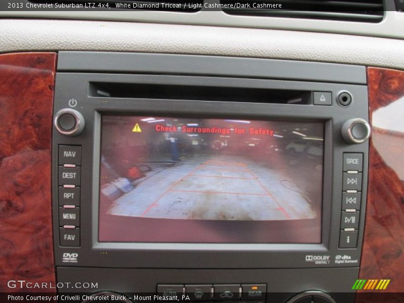 White Diamond Tricoat / Light Cashmere/Dark Cashmere 2013 Chevrolet Suburban LTZ 4x4
