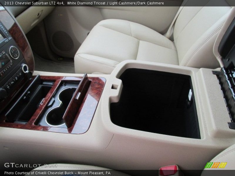 White Diamond Tricoat / Light Cashmere/Dark Cashmere 2013 Chevrolet Suburban LTZ 4x4