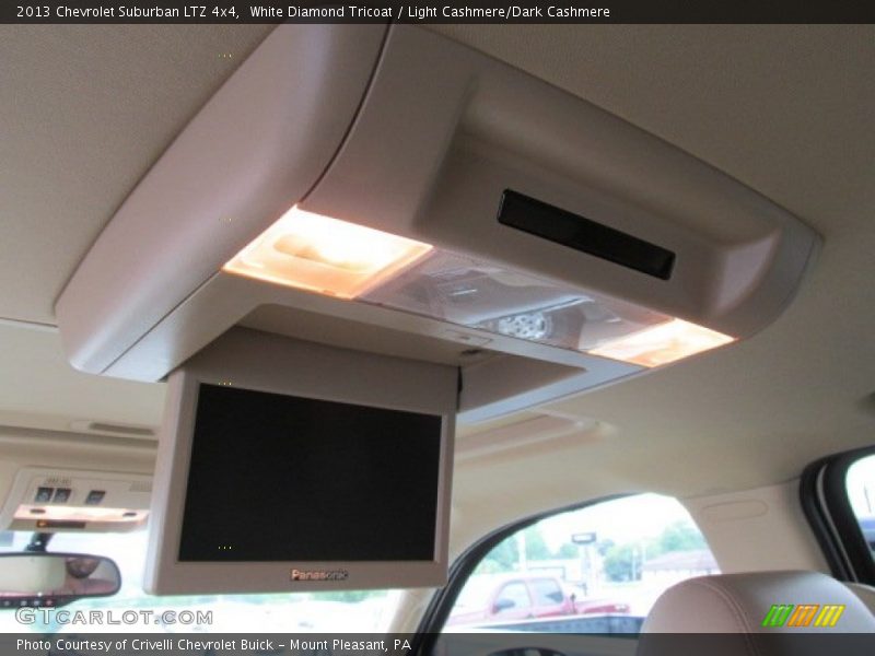 White Diamond Tricoat / Light Cashmere/Dark Cashmere 2013 Chevrolet Suburban LTZ 4x4