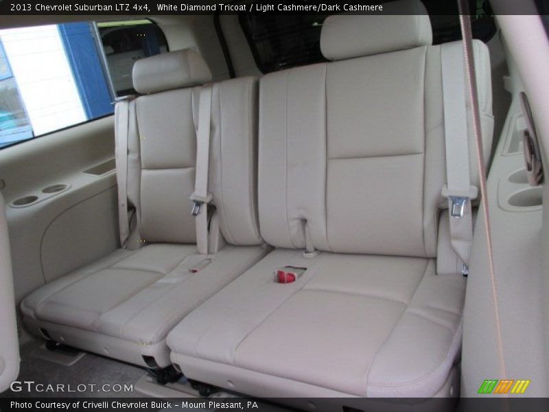 White Diamond Tricoat / Light Cashmere/Dark Cashmere 2013 Chevrolet Suburban LTZ 4x4