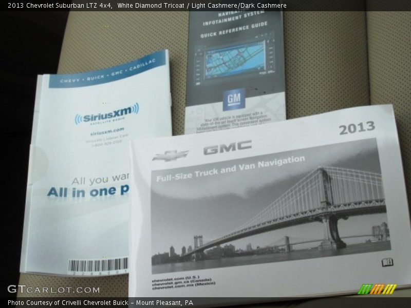 White Diamond Tricoat / Light Cashmere/Dark Cashmere 2013 Chevrolet Suburban LTZ 4x4