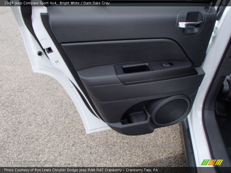 Bright White / Dark Slate Gray 2014 Jeep Compass Sport 4x4