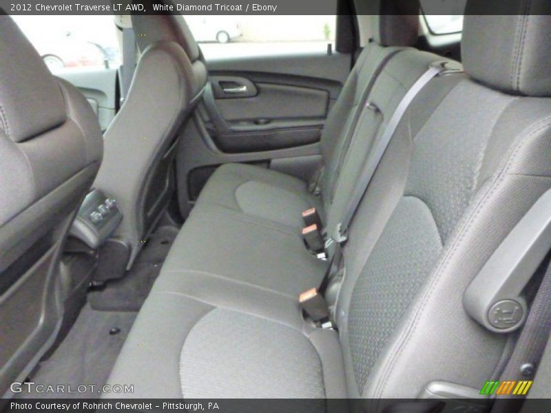Rear Seat of 2012 Traverse LT AWD