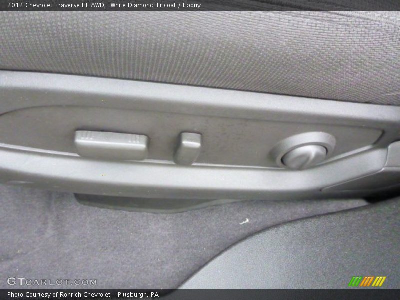 White Diamond Tricoat / Ebony 2012 Chevrolet Traverse LT AWD
