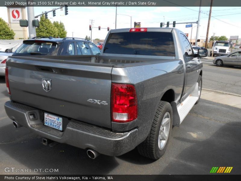 Mineral Gray Metallic / Dark Slate Gray 2009 Dodge Ram 1500 SLT Regular Cab 4x4