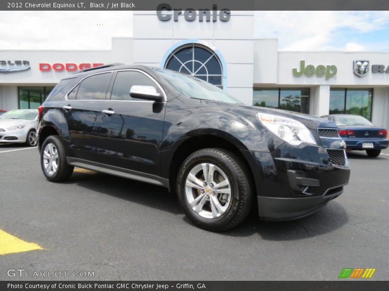 Black / Jet Black 2012 Chevrolet Equinox LT