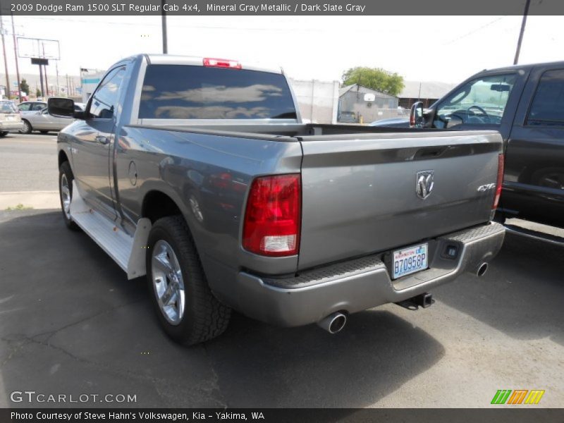 Mineral Gray Metallic / Dark Slate Gray 2009 Dodge Ram 1500 SLT Regular Cab 4x4