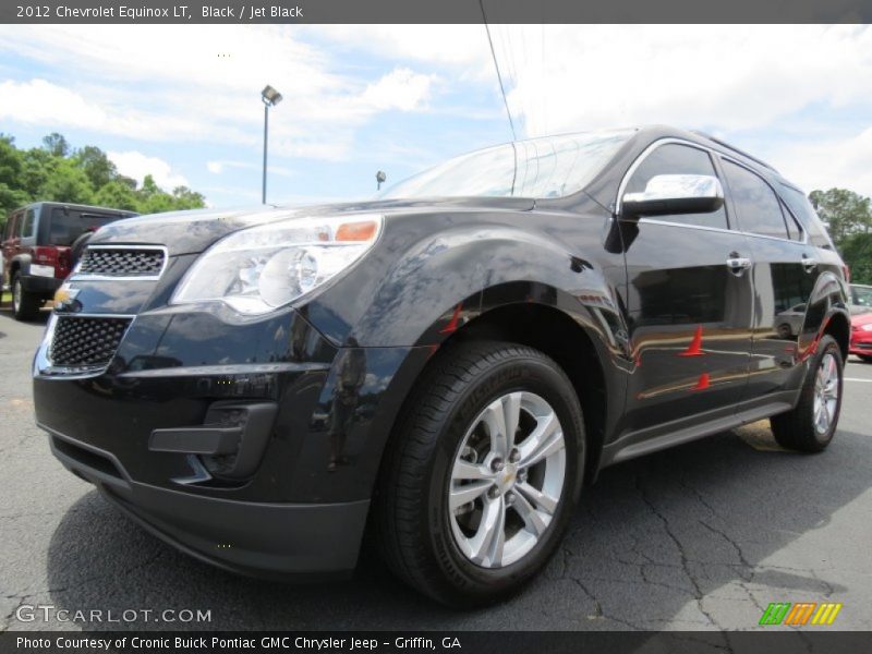 Black / Jet Black 2012 Chevrolet Equinox LT
