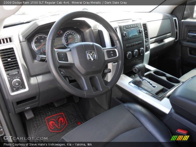 Mineral Gray Metallic / Dark Slate Gray 2009 Dodge Ram 1500 SLT Regular Cab 4x4