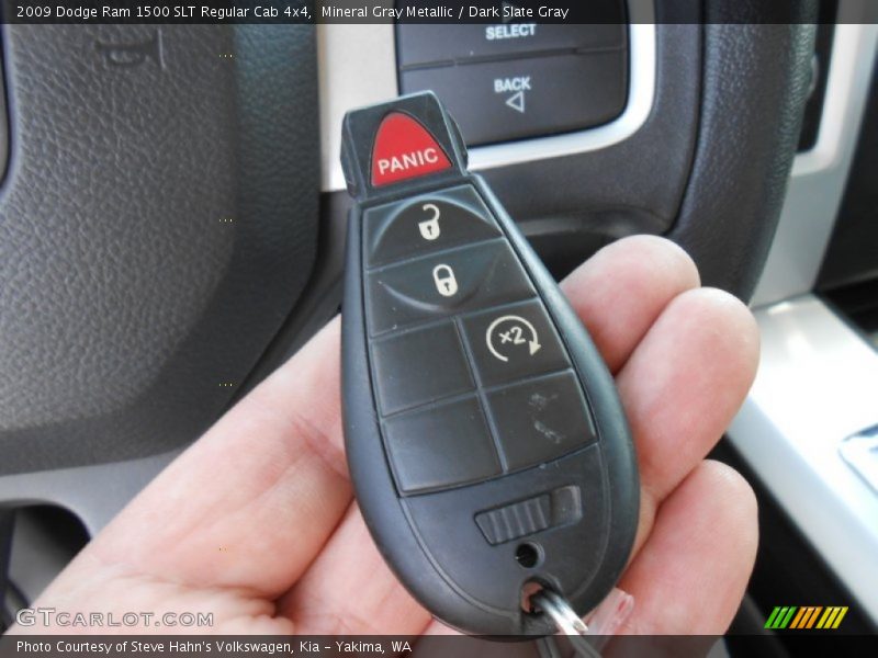 Mineral Gray Metallic / Dark Slate Gray 2009 Dodge Ram 1500 SLT Regular Cab 4x4