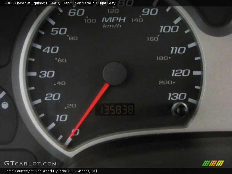 Dark Silver Metallic / Light Gray 2006 Chevrolet Equinox LT AWD
