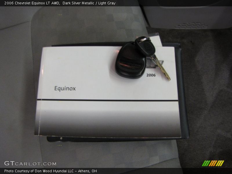 Dark Silver Metallic / Light Gray 2006 Chevrolet Equinox LT AWD