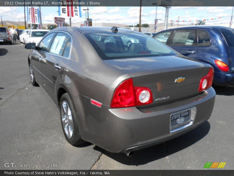 Mocha Steel Metallic / Ebony 2012 Chevrolet Malibu LT