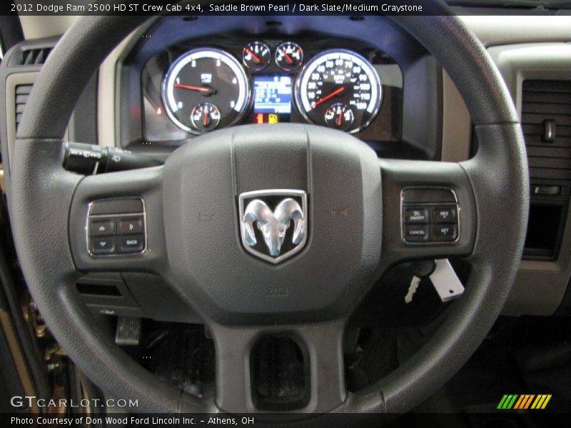 Saddle Brown Pearl / Dark Slate/Medium Graystone 2012 Dodge Ram 2500 HD ST Crew Cab 4x4