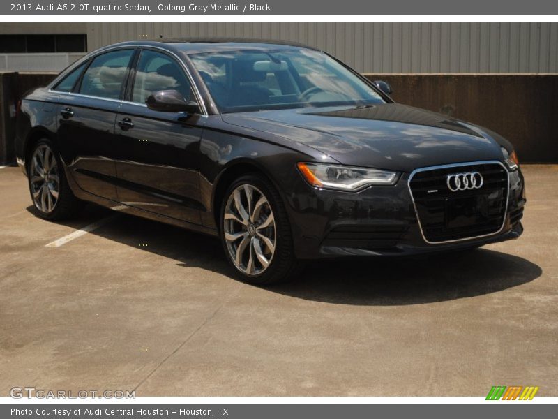 Oolong Gray Metallic / Black 2013 Audi A6 2.0T quattro Sedan