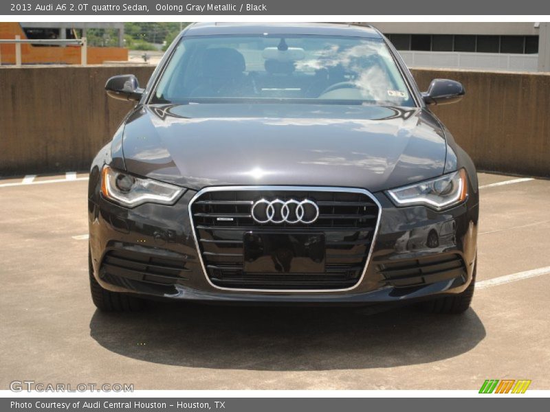 Oolong Gray Metallic / Black 2013 Audi A6 2.0T quattro Sedan