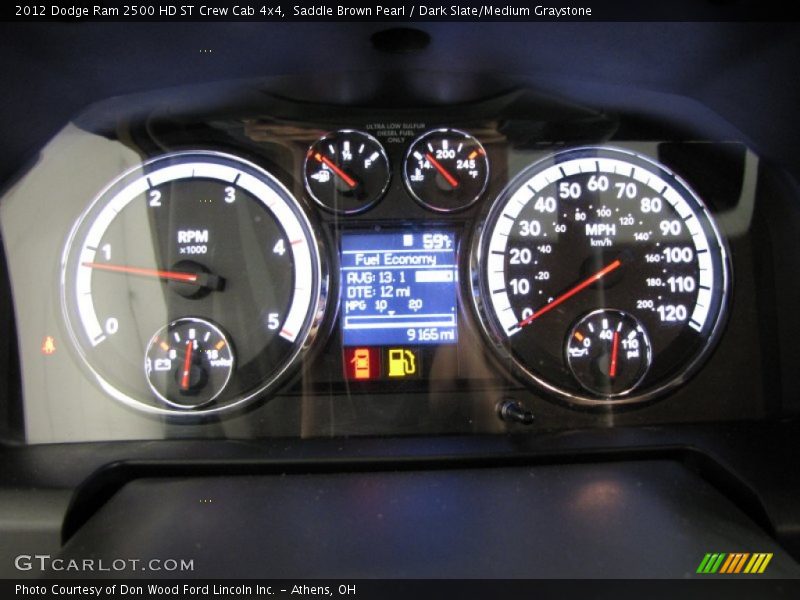 Saddle Brown Pearl / Dark Slate/Medium Graystone 2012 Dodge Ram 2500 HD ST Crew Cab 4x4
