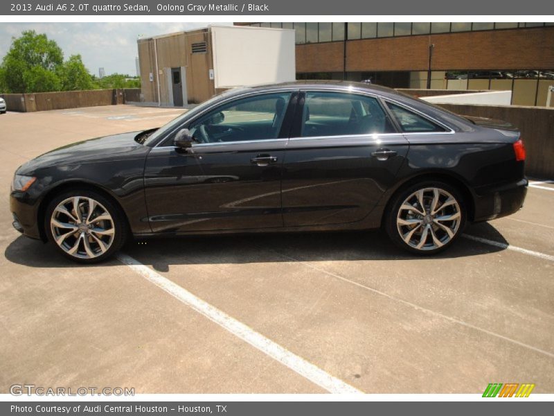 Oolong Gray Metallic / Black 2013 Audi A6 2.0T quattro Sedan