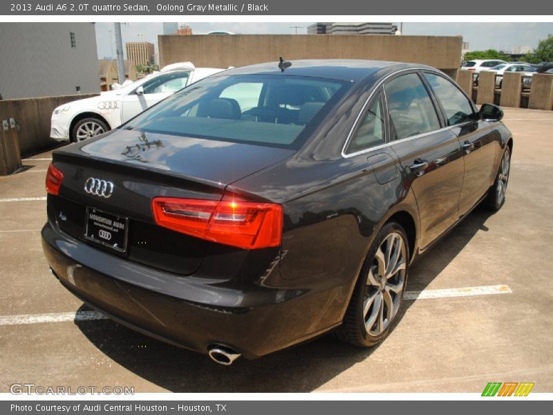 Oolong Gray Metallic / Black 2013 Audi A6 2.0T quattro Sedan
