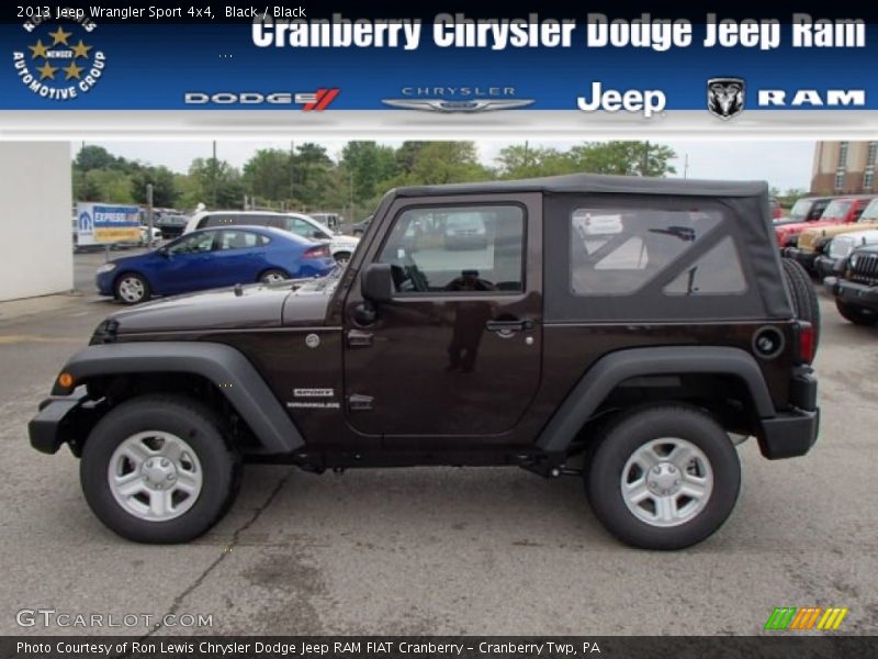 Black / Black 2013 Jeep Wrangler Sport 4x4