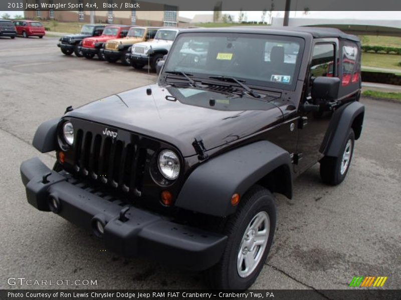 Black / Black 2013 Jeep Wrangler Sport 4x4