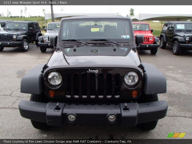 Black / Black 2013 Jeep Wrangler Sport 4x4