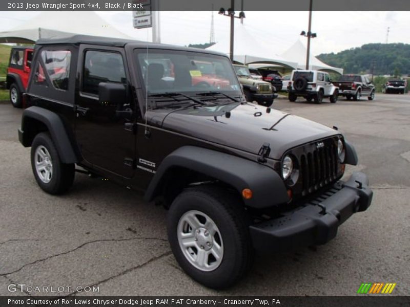 Black / Black 2013 Jeep Wrangler Sport 4x4