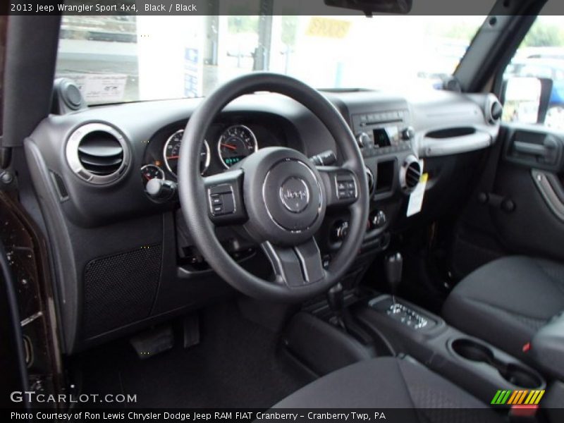 Black / Black 2013 Jeep Wrangler Sport 4x4