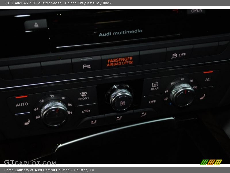 Oolong Gray Metallic / Black 2013 Audi A6 2.0T quattro Sedan