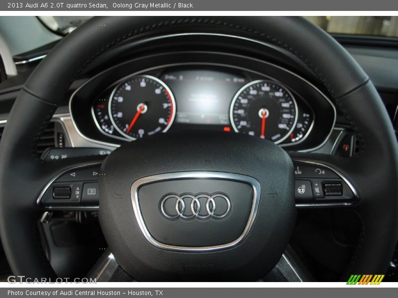 Oolong Gray Metallic / Black 2013 Audi A6 2.0T quattro Sedan