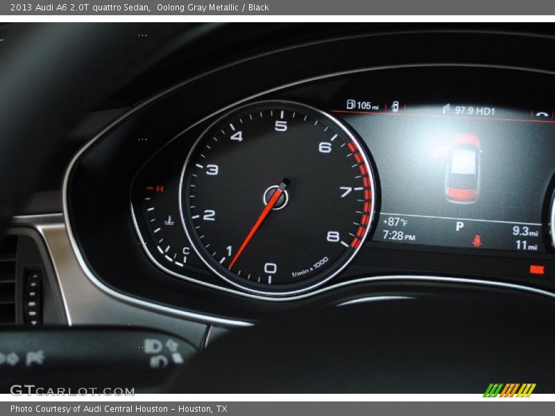 Oolong Gray Metallic / Black 2013 Audi A6 2.0T quattro Sedan
