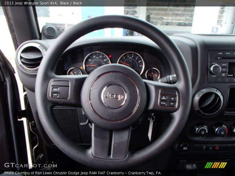 Black / Black 2013 Jeep Wrangler Sport 4x4