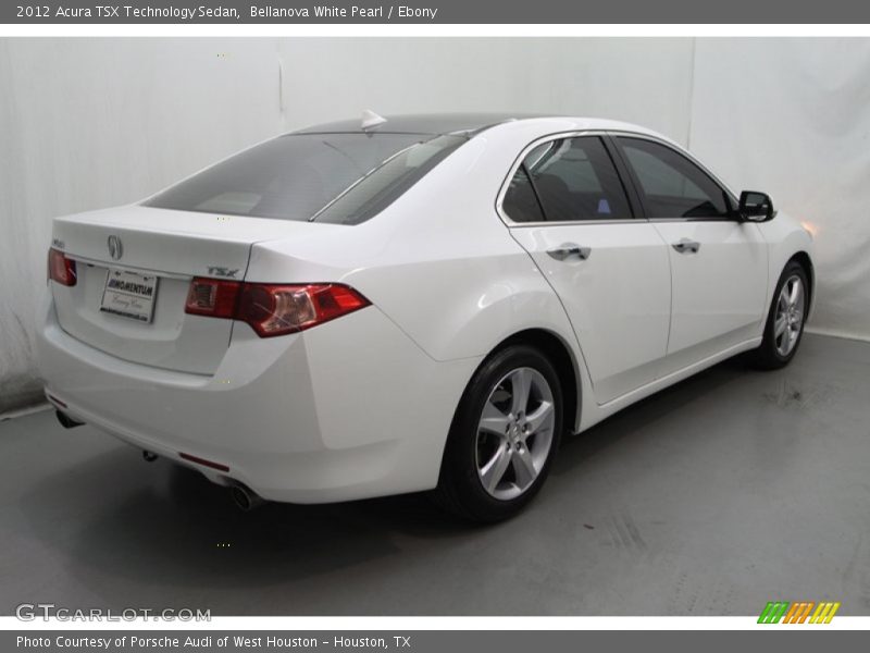 Bellanova White Pearl / Ebony 2012 Acura TSX Technology Sedan